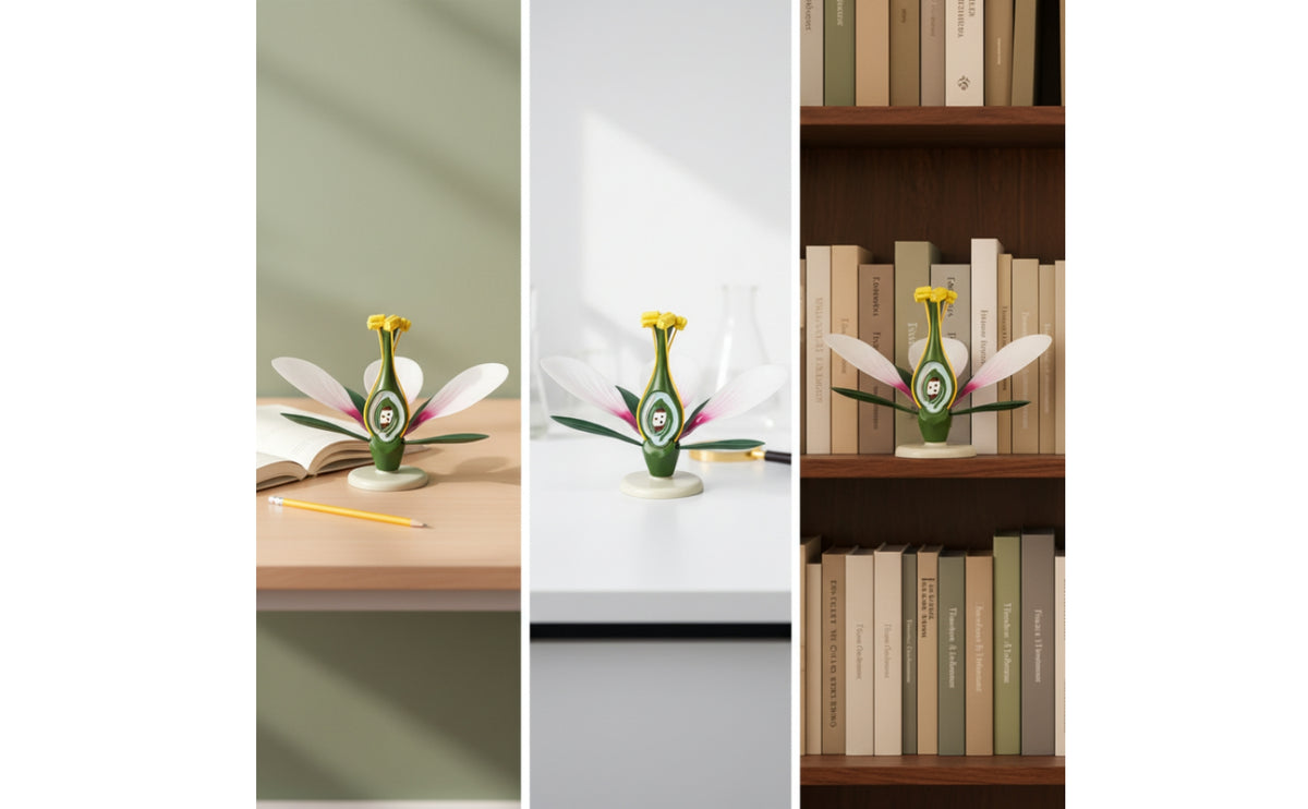 Flower Blossom Composition Model Three-Dimensional Flower Composition Model Scientific Accurate for School