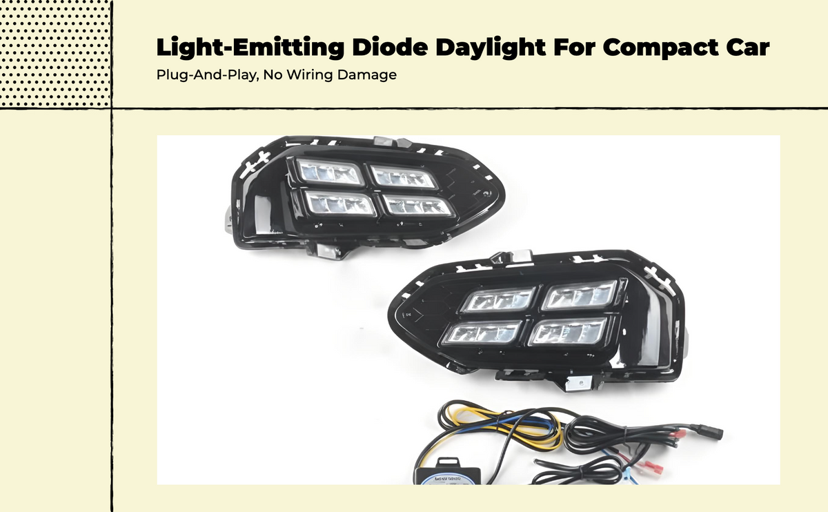 GK5 2014-2023 LED fog lights with DRL