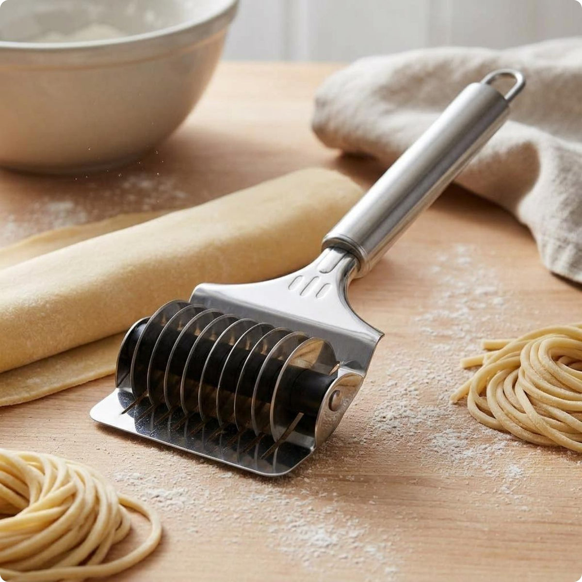 Stainless Steel Pasta Multi-Purpose Dough Roller Handheld