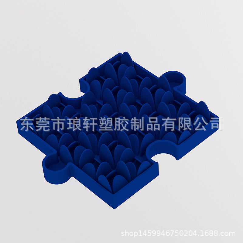 Island Blue / Puzzle Food Plate