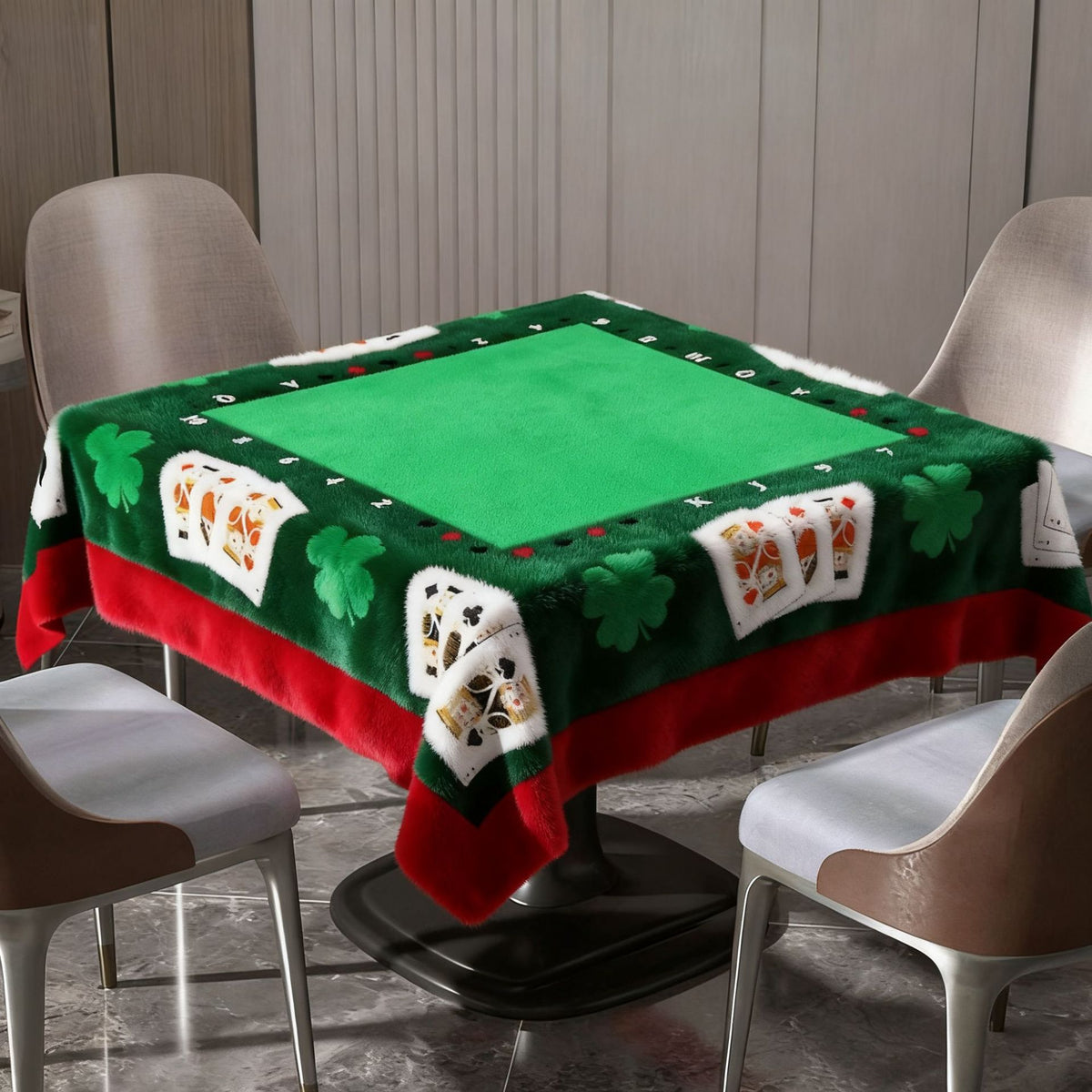 Mahjong Table Cloth Cover Thickened Soundproof Dustproof Cloth
