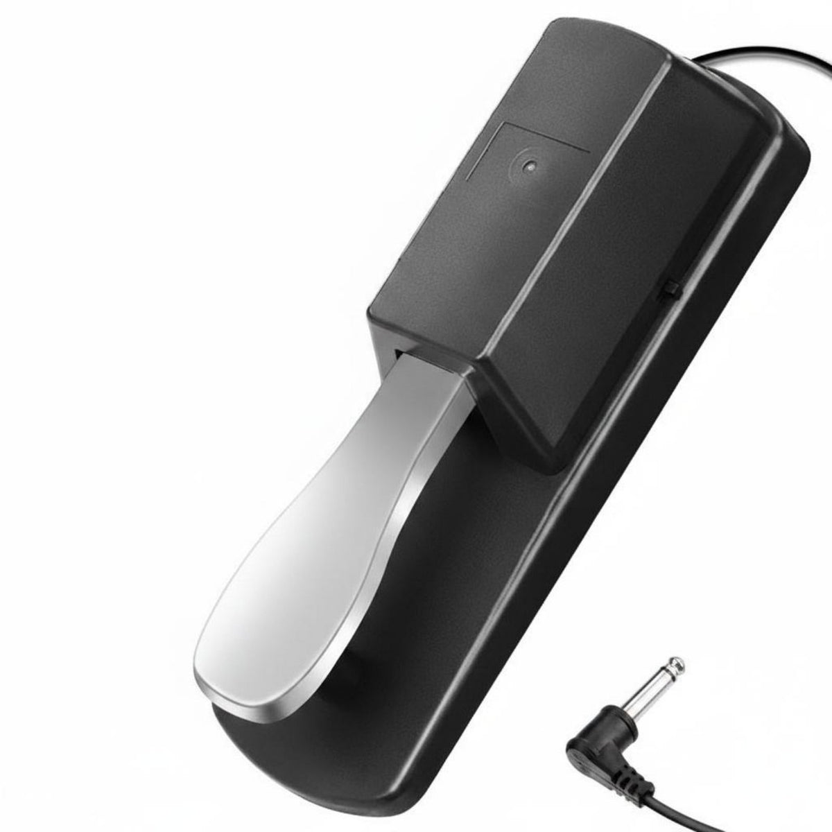 6.5mm Standard Connector Sustain Pedal Long-Lasting Universal Keyboard Sustain Pedal Fast Rebound Musical Instrument Accessory Anti-Slip Design for Pianists, Musicians, Beginners, Music Practice, Home Studio, Stage Performance