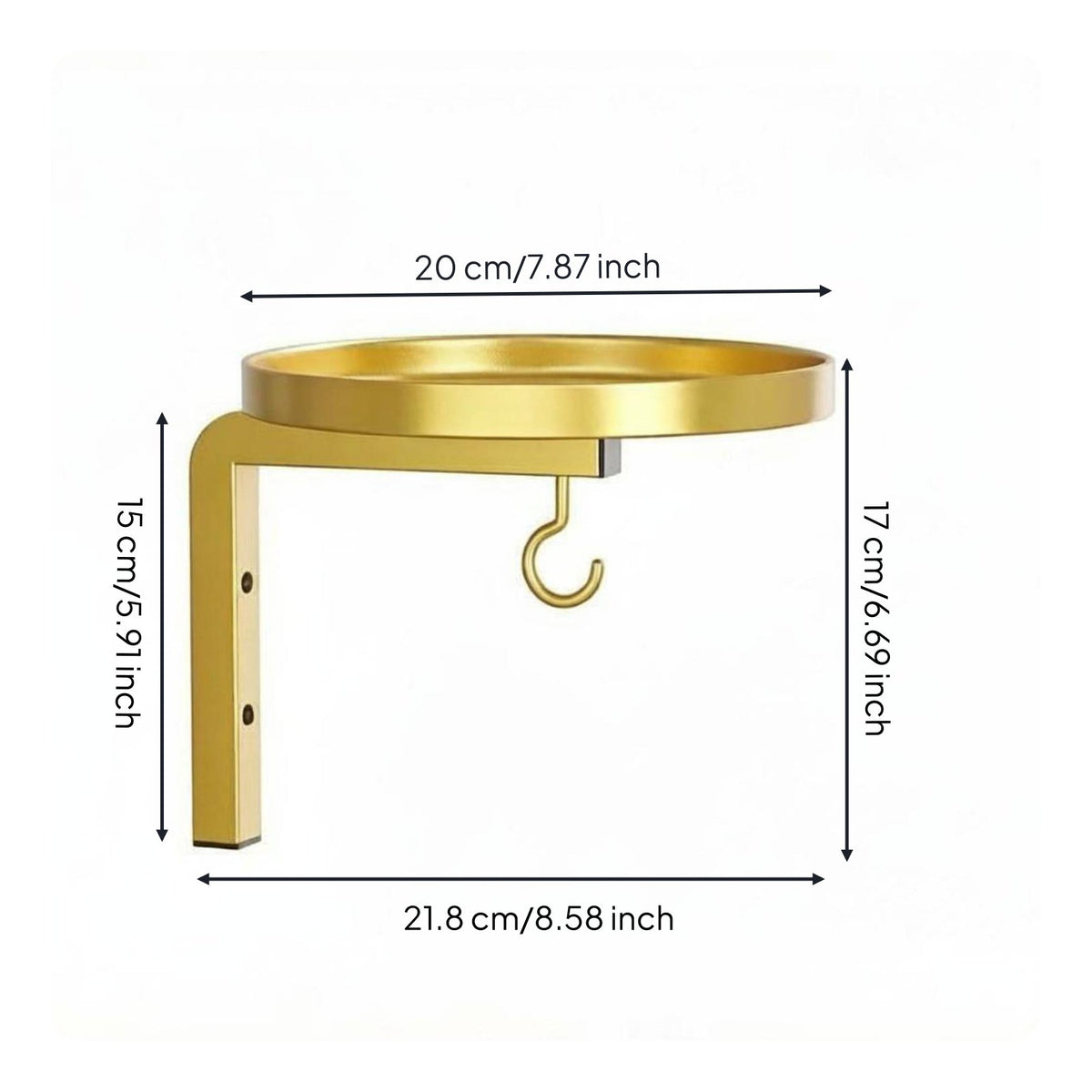 Metal Wall Plant Hook Indoor Outdoor Metal Wall Planter Universal Use