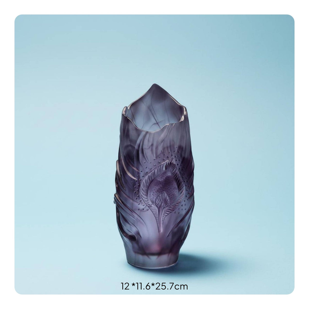 Decorative Vase Luxury Design Art Glass Vase Giftable for Living Room, Entryway