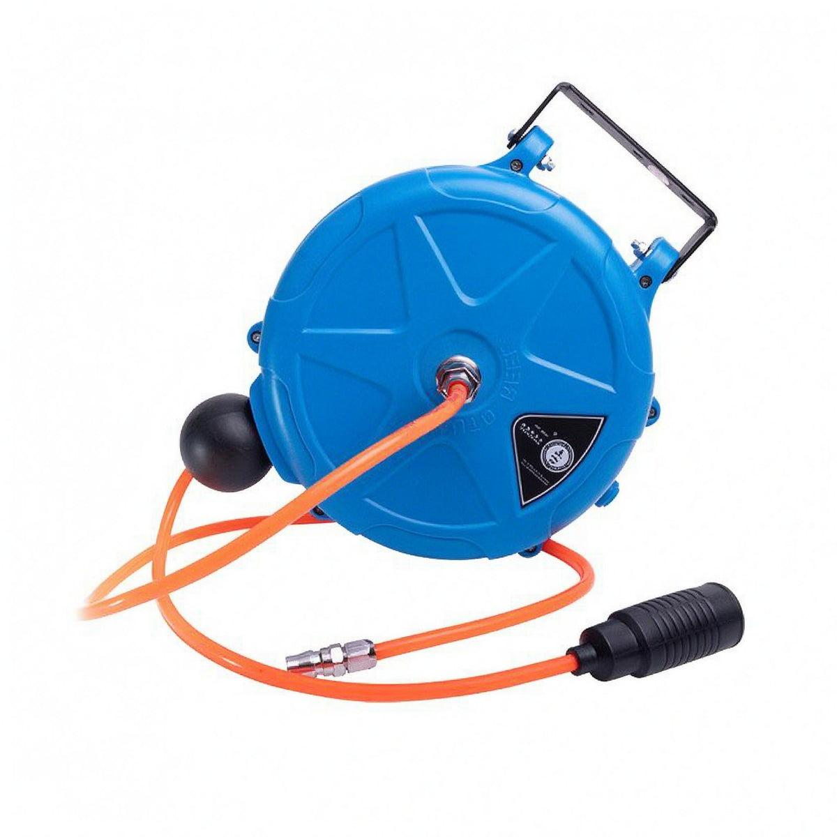 Compact Retractable Air Hose Reel Carry Handle Automatic Air Hose Reel