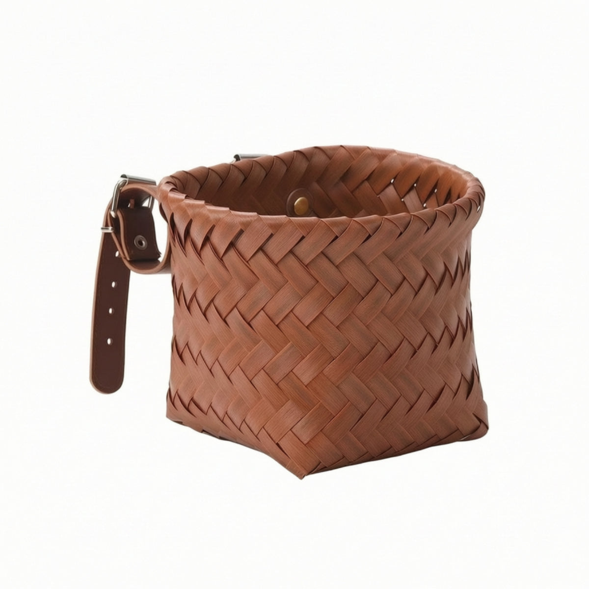 Woven Bike Basket with Straps Handwoven Wicker Bike Basket Sturdy for Everyday Rides