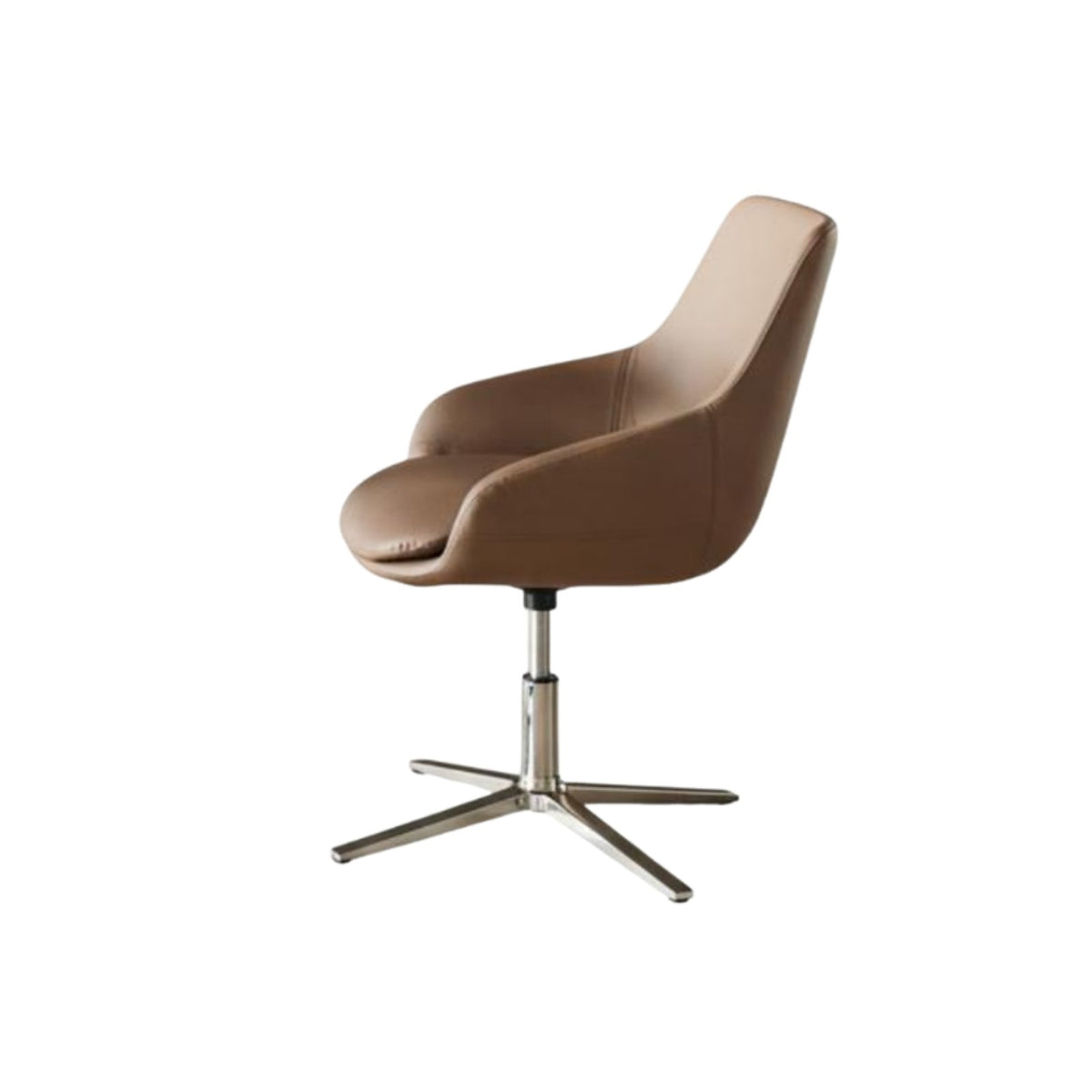 Revolving Computer Chair Adjustable Height Desk Seat Modern Minimalist Design Rolling Casters for Remote Workers, Workspace