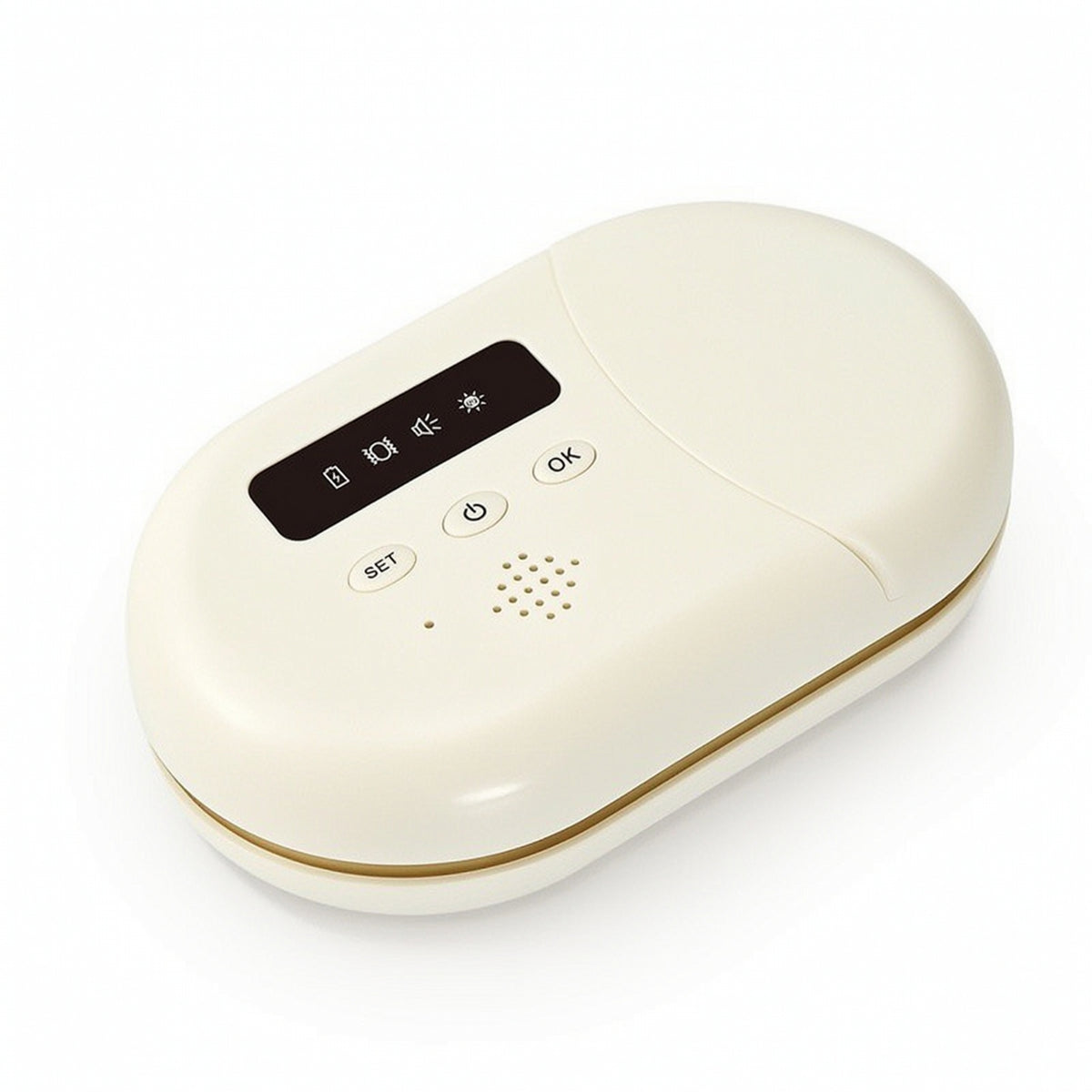 Snap-on Urine Wetness Alarm with Receiver Audible Wireless Bedwetting Alarm Compact Wireless Bedwetting Monitor Sound for Elderly