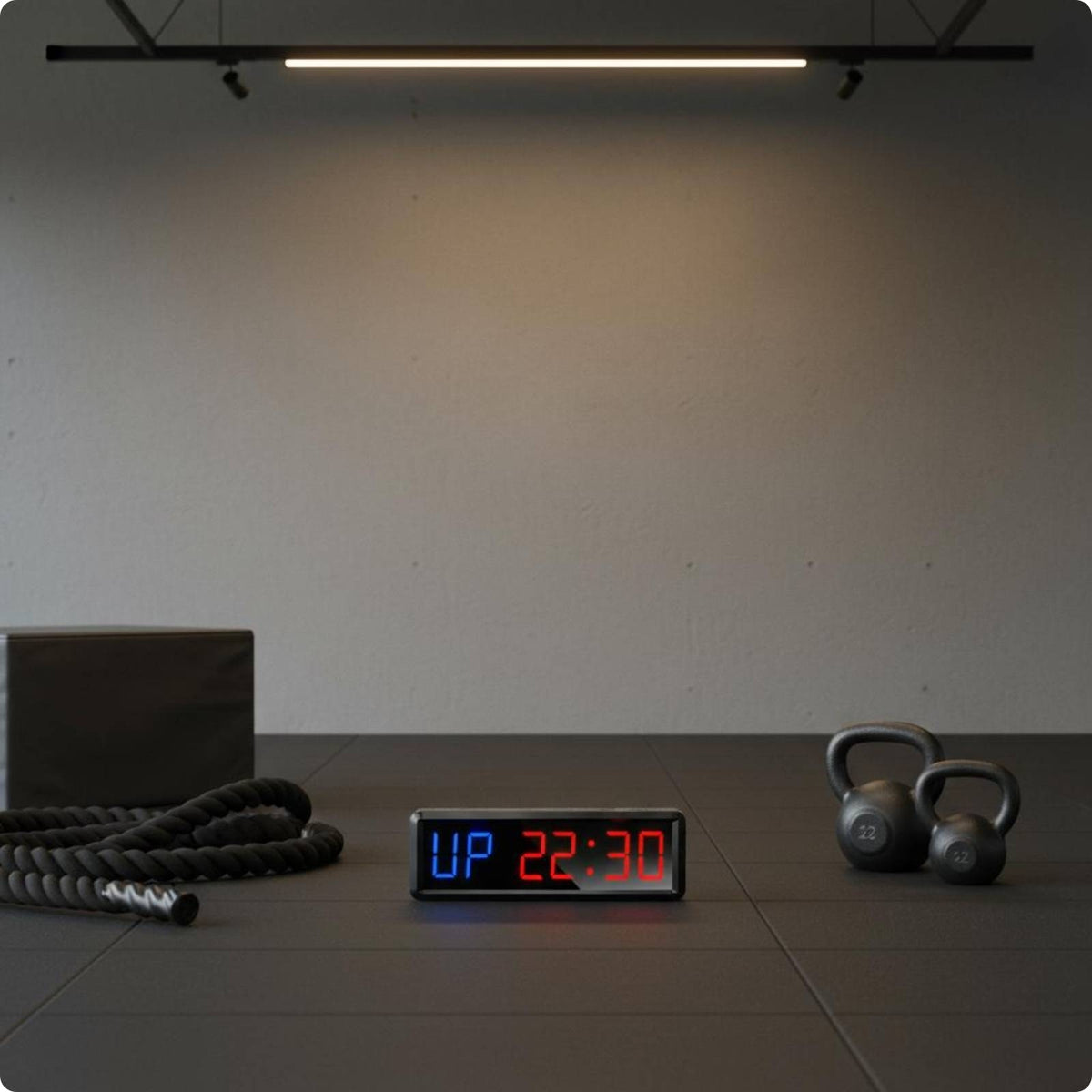 Interval Gym Timer Custom Intervals Fitness Gear Count-Up