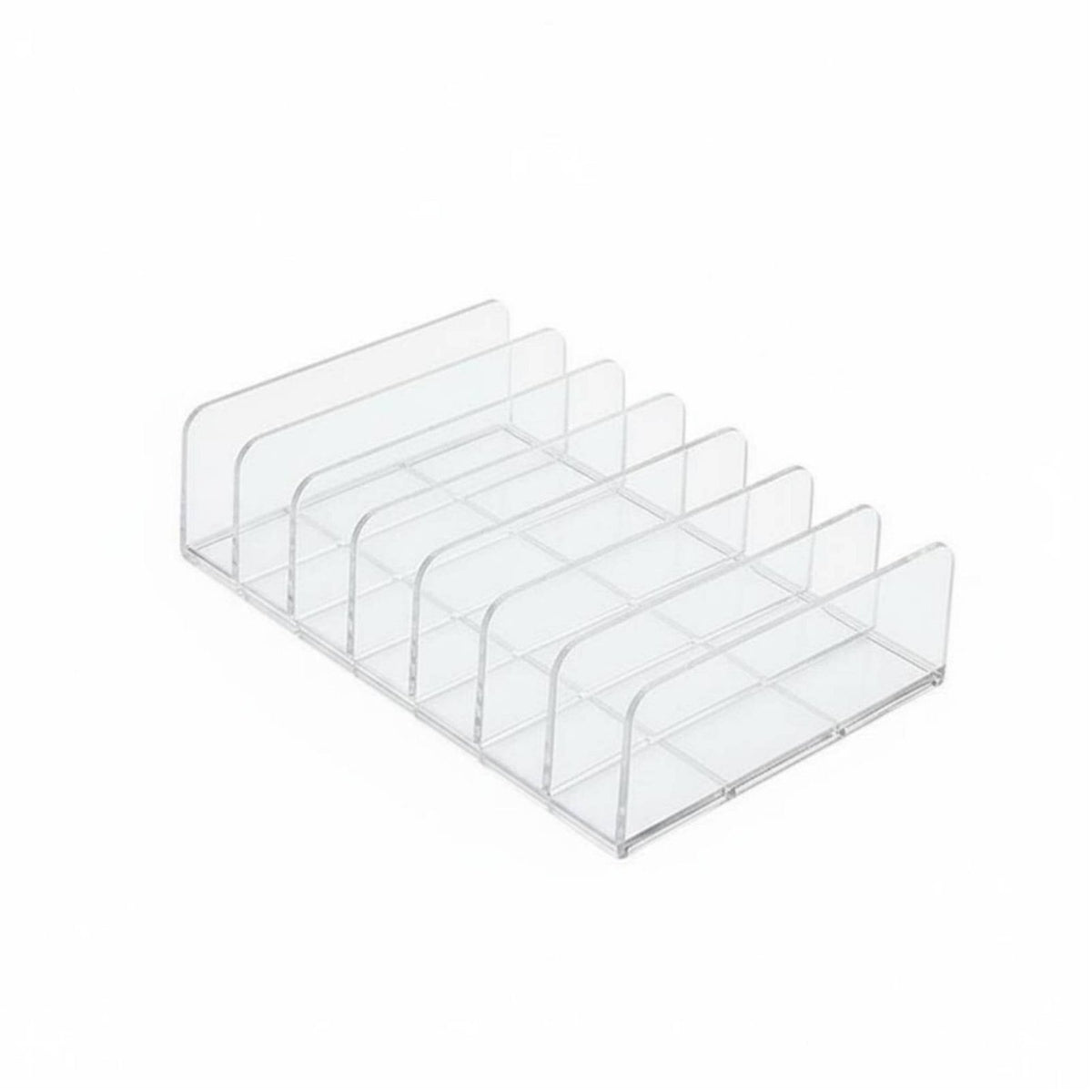 Divided Eyeshadow Tray Transparent Design Clear Compartment tray Easy to Clean
