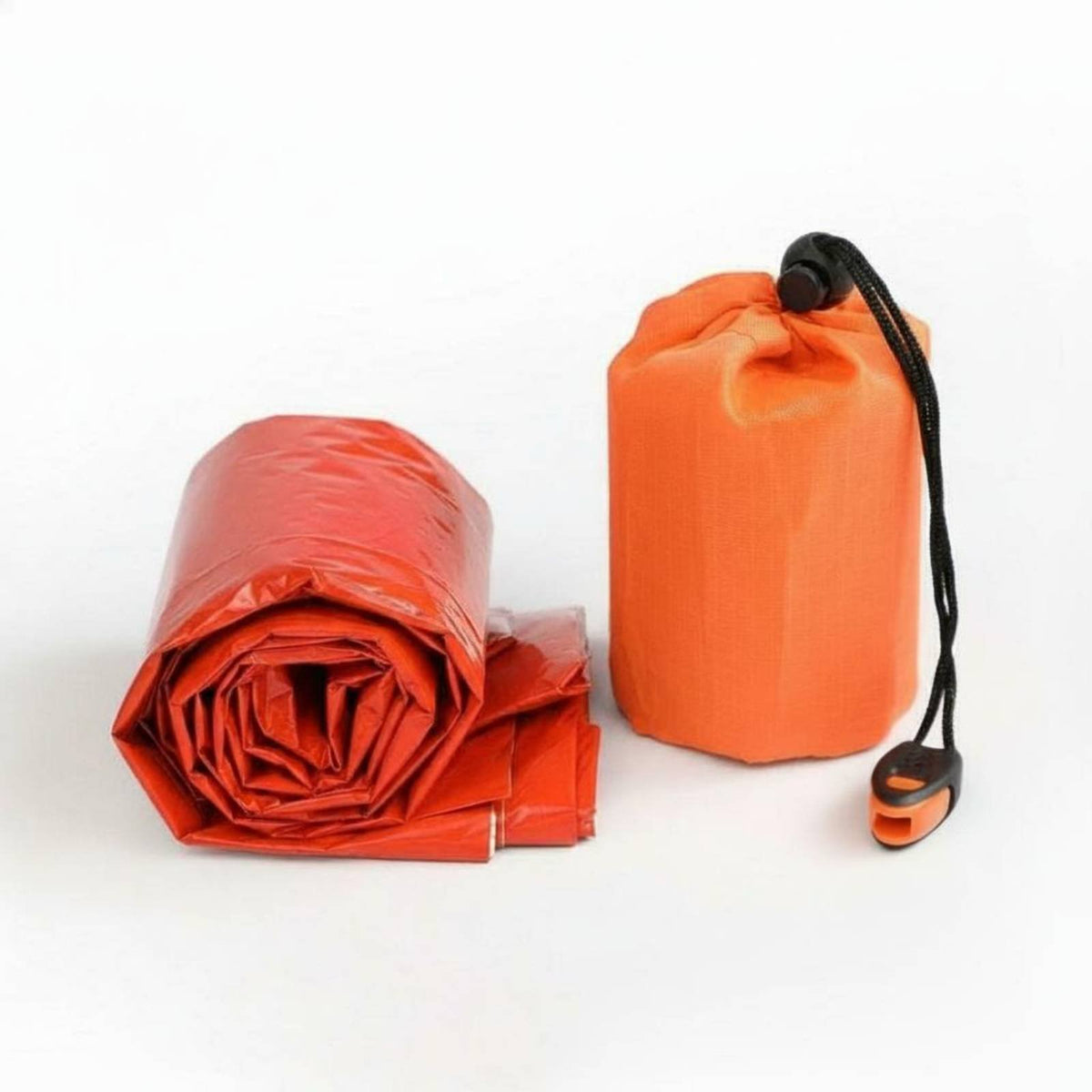 Heat Reflective Emergency Sleeping Bag Compact Thermal Survival Bag Tear-Resistant for Climbers, Outdoor Enthusiasts, Hiking, Mountaineering