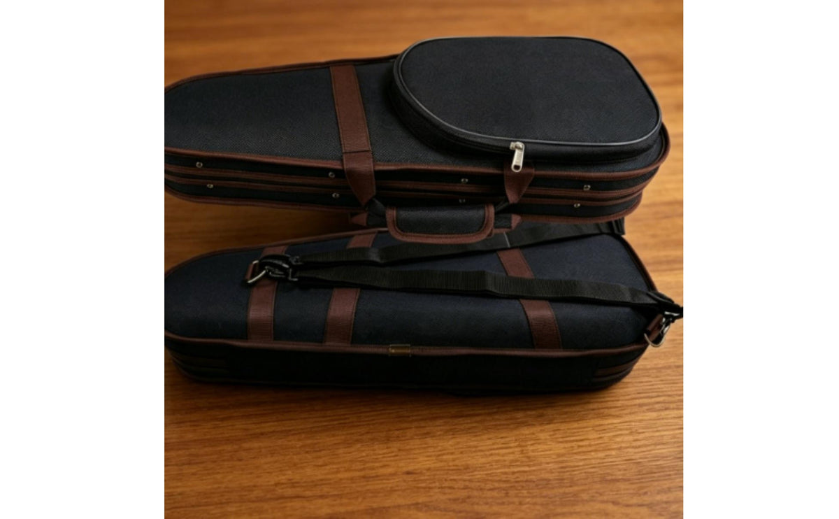 Waterproof 4/4 Violin Hard Case Reinforced Edging Air Travel Violin Case Zippered Closure