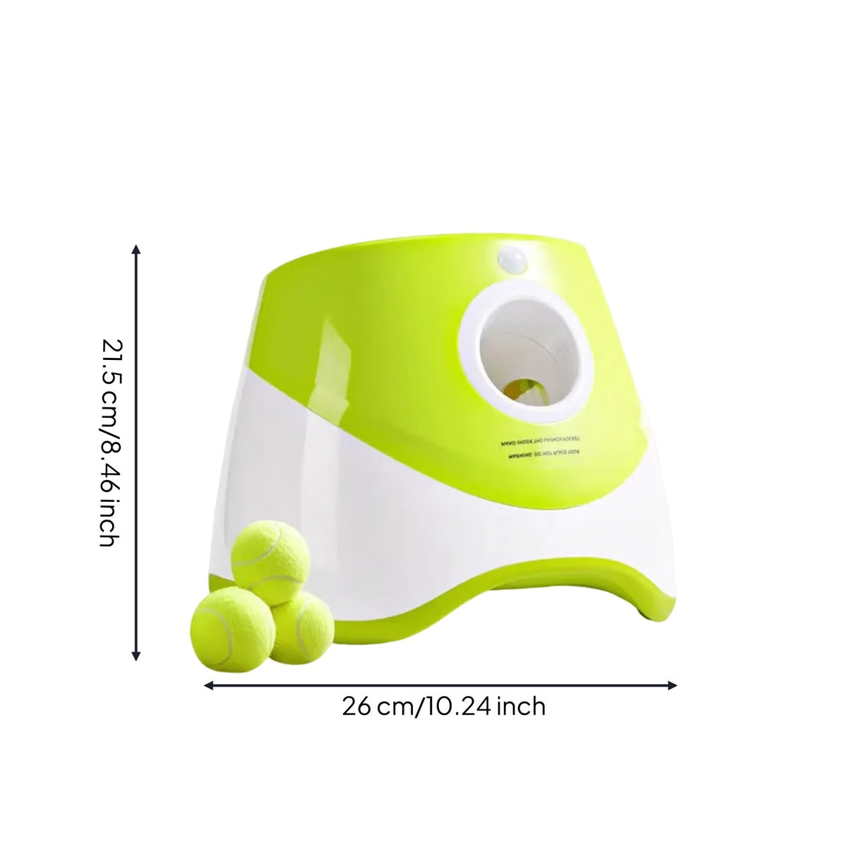 Automatic Dog Ball Launcher Interactive Toy Dog Tennis Ball Thrower Self-Sufficient Play for Dogs, Backyard