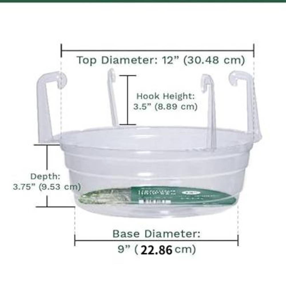 12-inch Hanging