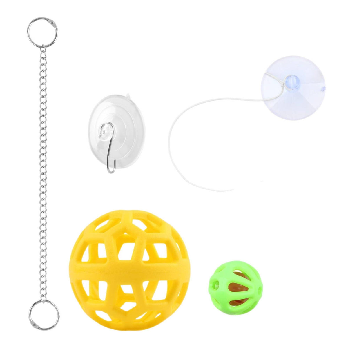 Feeding Ball with Suction Cup Interactive Reptile Feeder Ball Hollow for Lizards