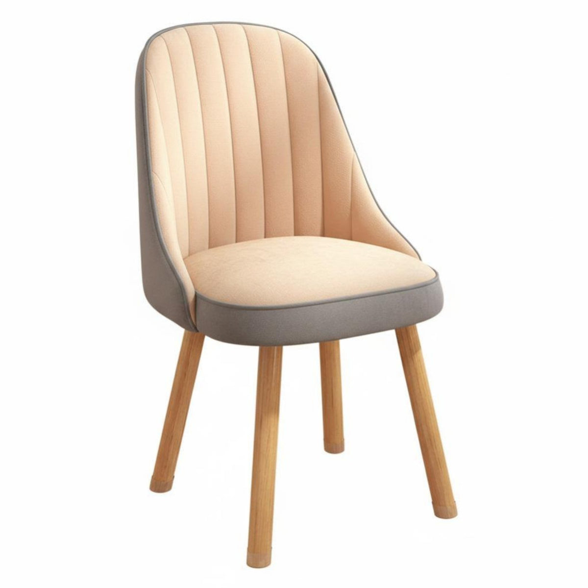 Upholstered Seat Wooden Chair Multi-Purpose Upholstered Makeup Chair for Bedroom