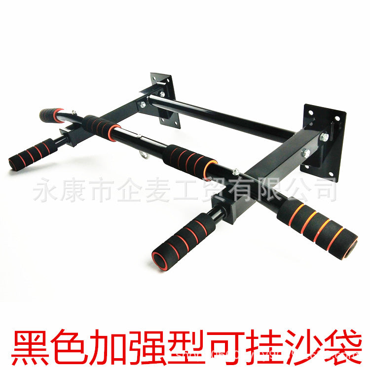 Wall-Mounted Pull-Up Bar for Indoor Home Gym, Steel Construction