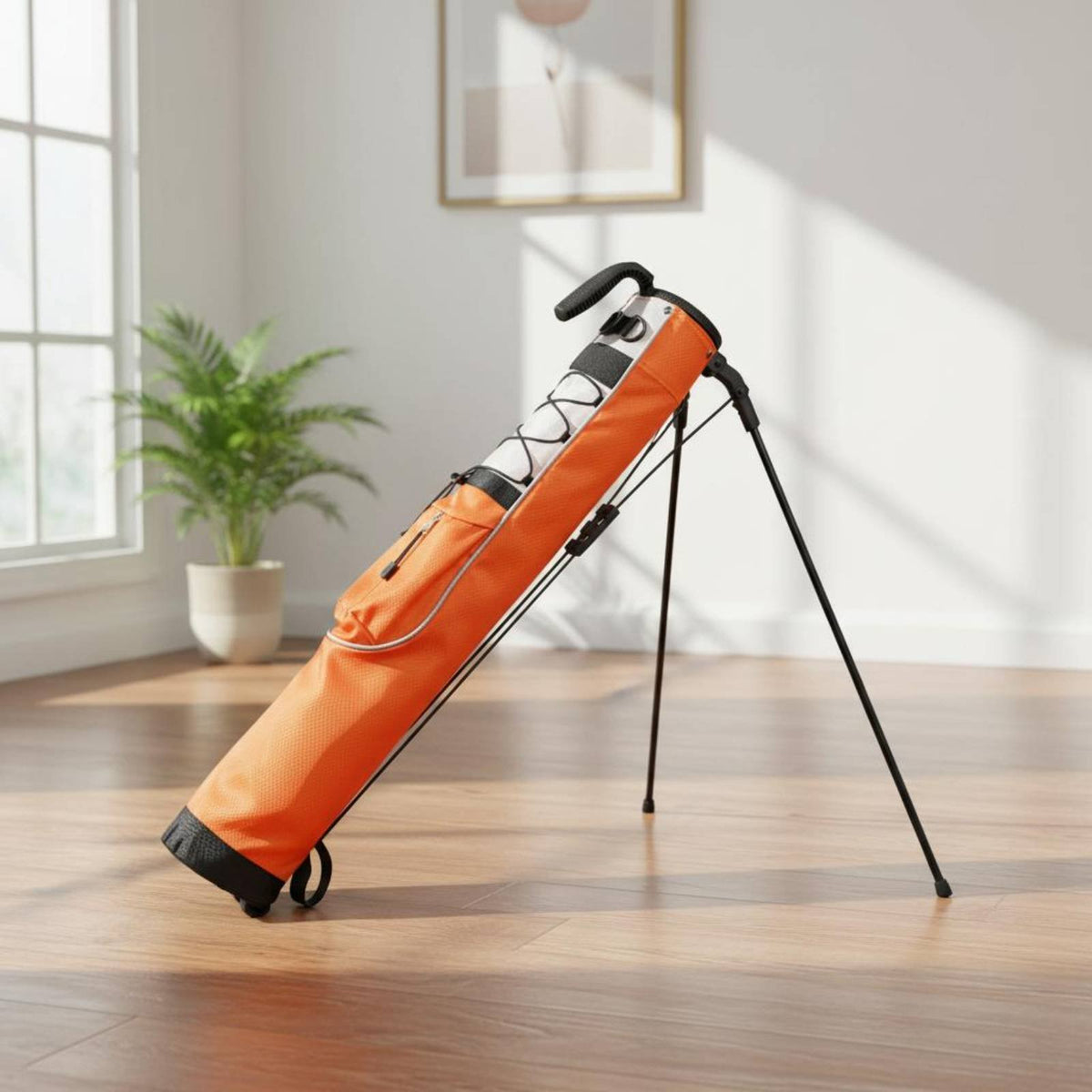 Portable Golf Stand Bag Golf Club Carry Bag for Golfers, Practice Range