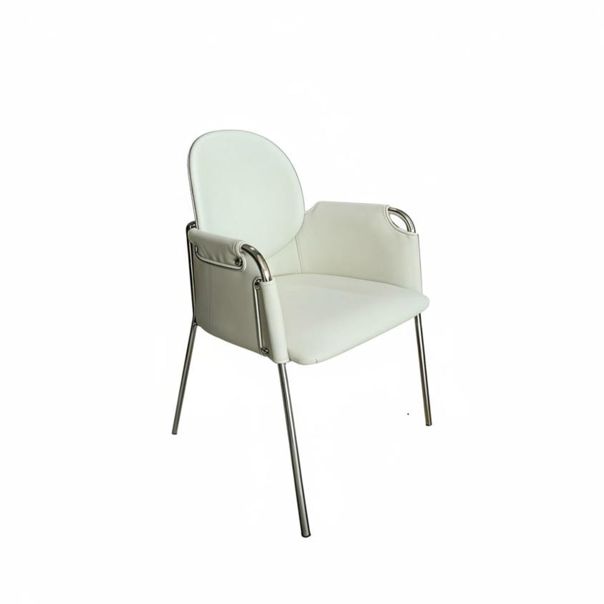Upholstered Armchair with Exposed frame lighting Luxury Molded Shell Armchair Nordic Design firm-density Foam padding for Adults