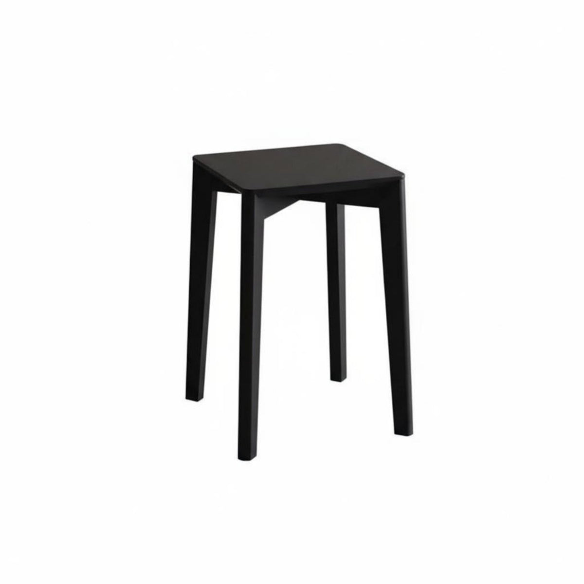 Stackable Square Stool Nordic Design Stackable Wooden Stool Space-Saving