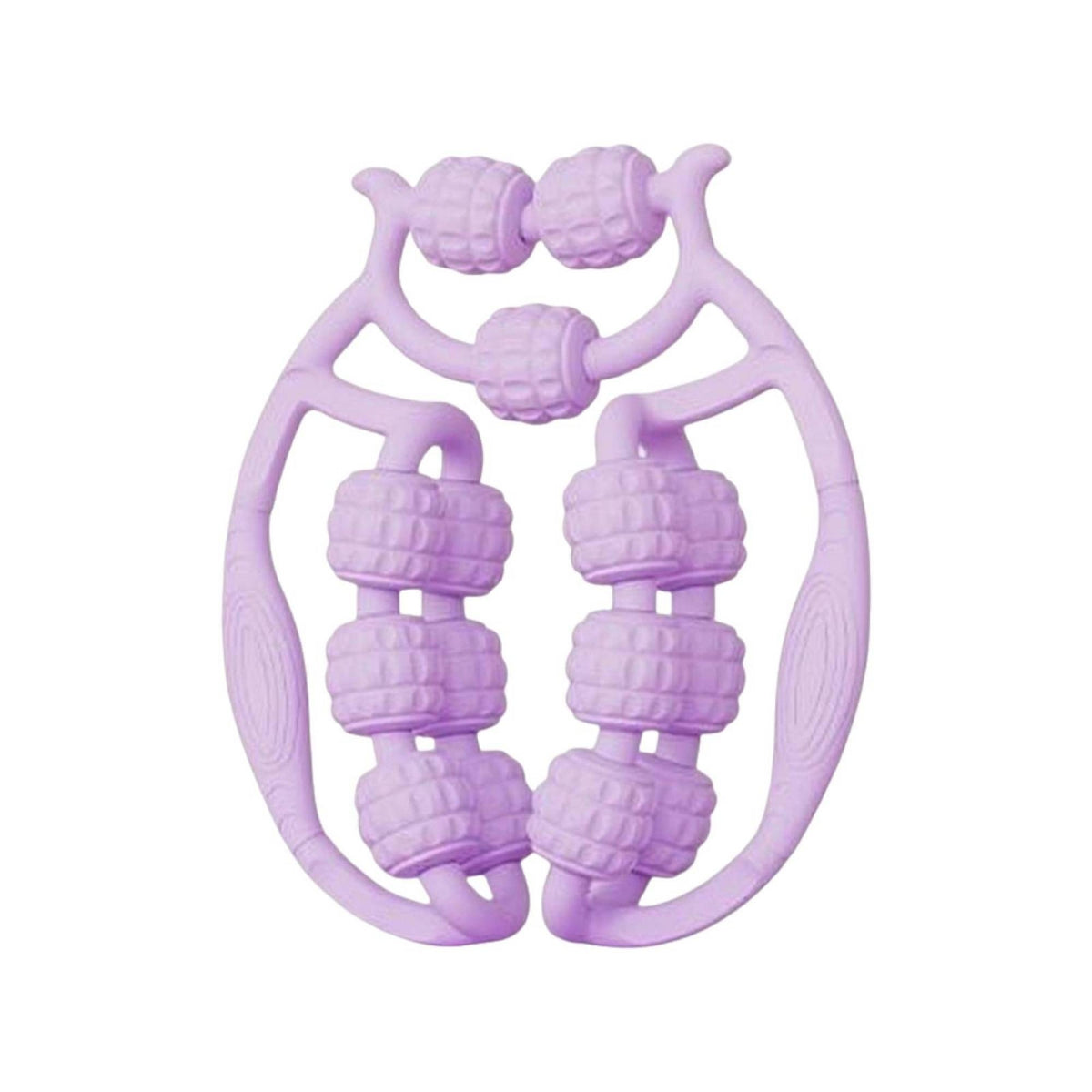 Textured Rollers Leg Massage Roller Curved Grips Double-Row Massage Roller Pressure Relief Handheld Leg Massager Compact