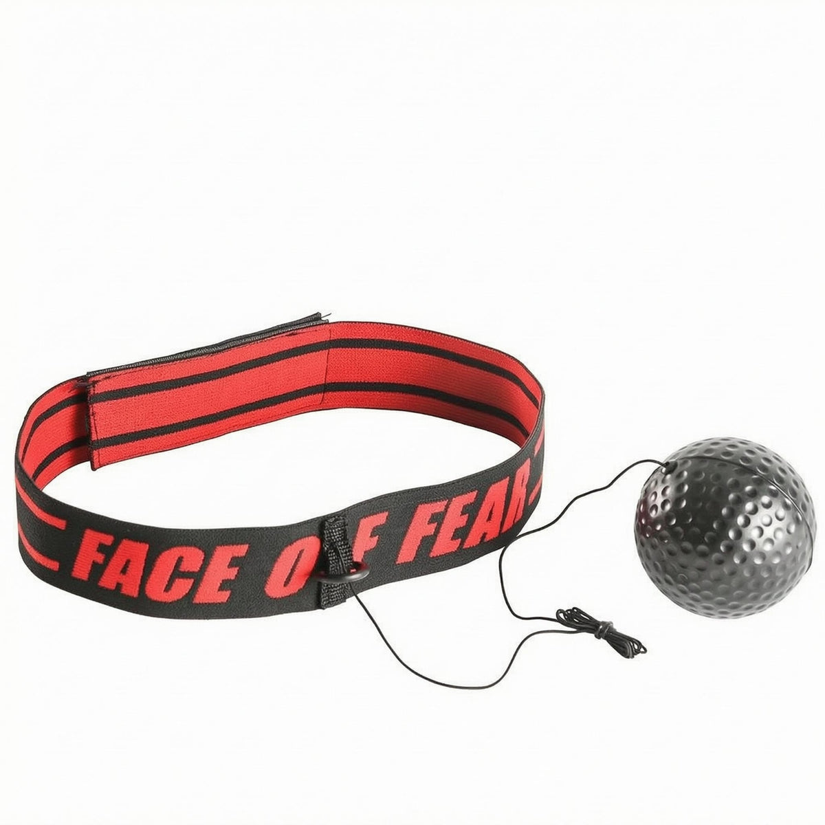 Dimpled Head Strap Ball Coach Textured Reaction Ball Headband Set Elastic Cord Sports Training Hand-Eye Coordination