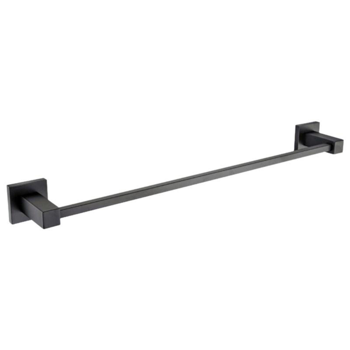 Matte Black Bathroom Accessories Set, No-Drill, Wall Mounted