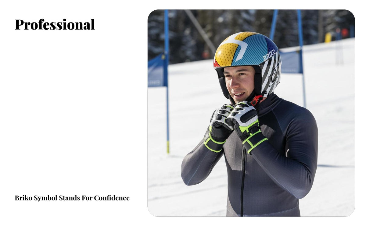 Ski Helmet, Italian Graphic Design, FIS 6.8 Certified complete coverage winter Sports Helmet, Geometric Pattern