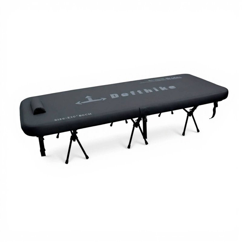 Inflatable Folding Camp Bed, Portable Outdoor Floating Bed, Comfortable Brushed Air Mattress