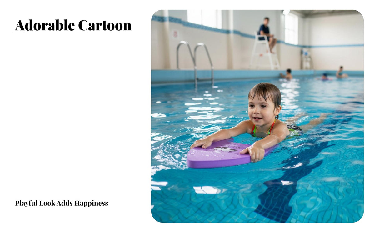 Kickboard, Thickened Professional Aquatic Training Board, A-Shape, Adult Kids Aid
