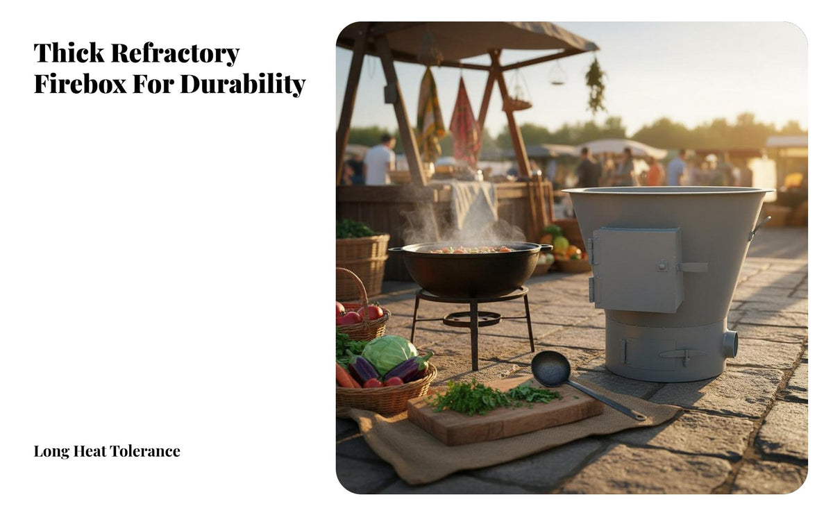 Commercial Energy-Saving Thickened Stove, Large Pot Cooker, Multi-Fuel Heater for Restaurant Kitchen