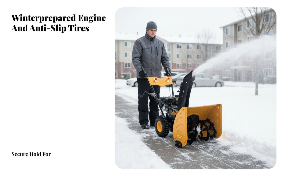 winter weather tool, Walk-Behind small winter precipitation Removal Machine, Outdoor path Surface Cleaner