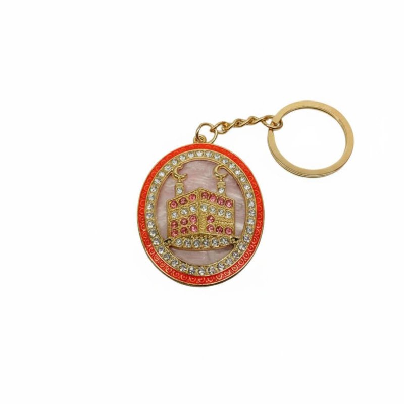 Crystal Keychain, Mosque Design, Event Gift, Bag Decoration