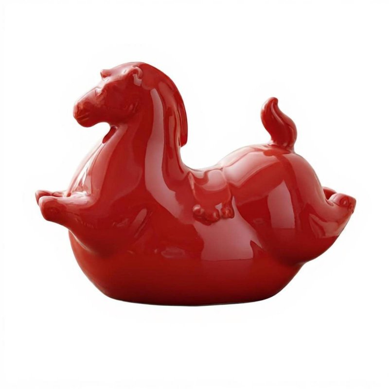 Creative Chinese Ceramic Tang Horse, Zodiac Animal Decor, Lucky Home Ornament, Colorful Desktop Decoration, Gift Idea