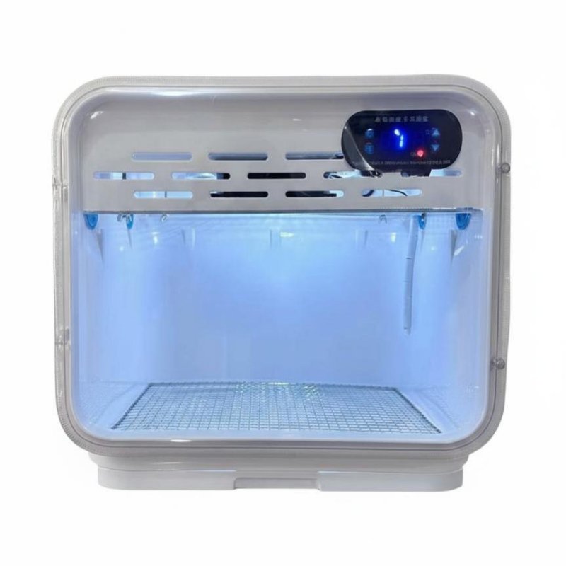 1 Parrot Incubator Smart Temperature Control Pet Warm Box Dual Sensors Quiet Heating Durable Construction Probe Safety Suitable for Young Bird Growth Home Pet Care