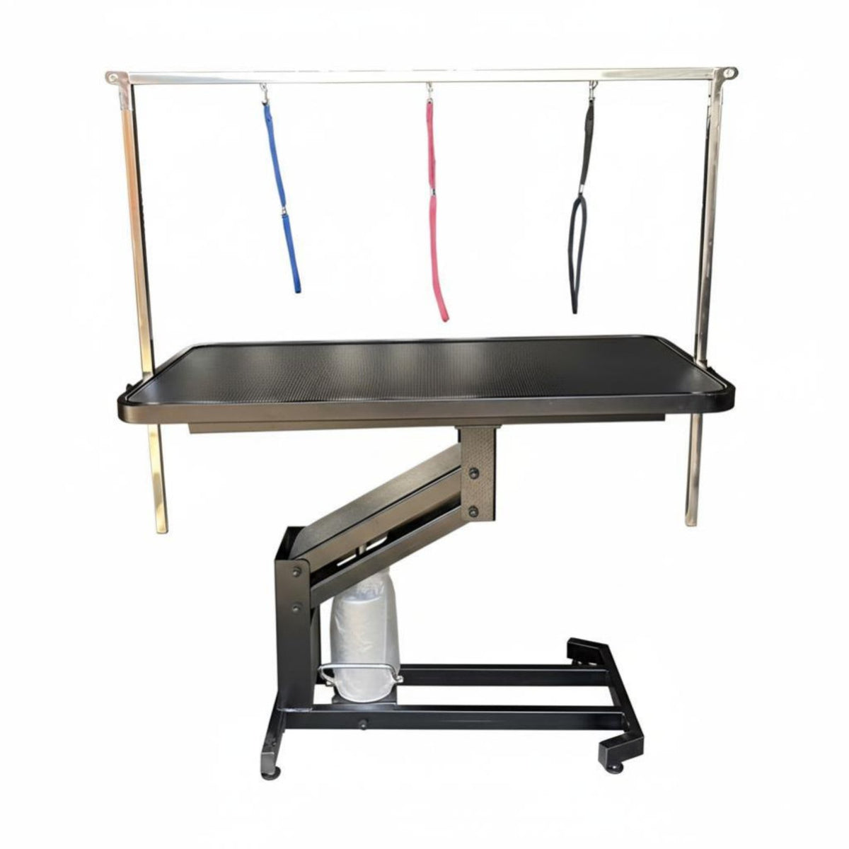 Hydraulic Pet Grooming Table, Non-Slip Rubber Surface, Adjustable Height, Dog Bath, Trimming Table