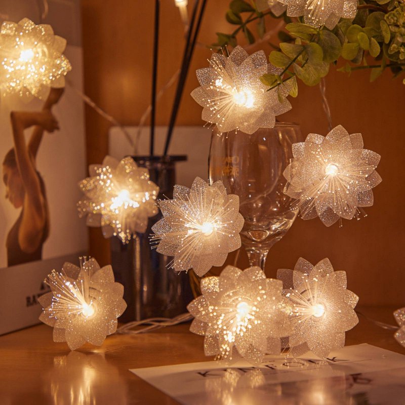 LED Fiber Optic Copper Wire Light, Battery Box, Wedding Decor