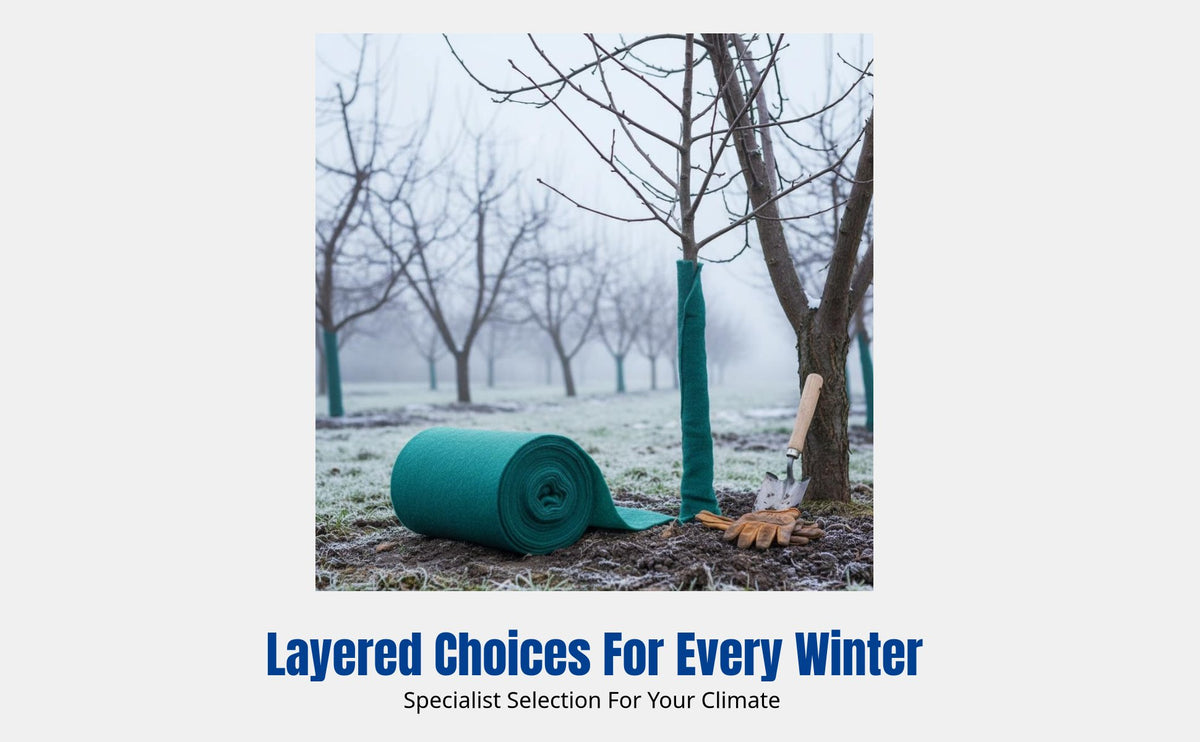 Tree Wrap Cloth, Cold Protection, Insulation, Moisture Retention, Winter Fruit Tree Cover
