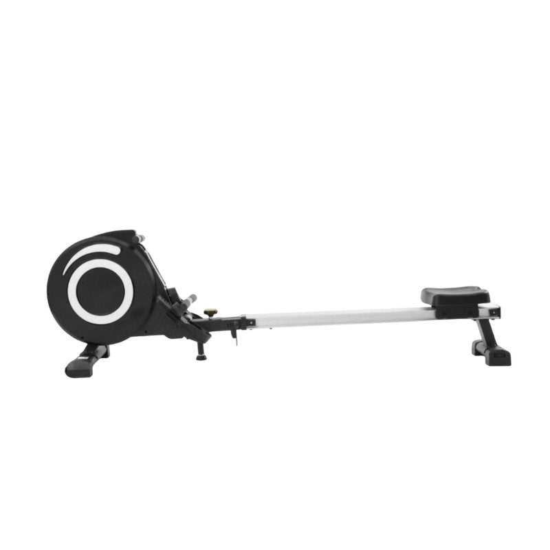 Rowing Machine, Foldable Single Rail, Quiet Home Fitness Equipment, Adjustable, Aerobic Training