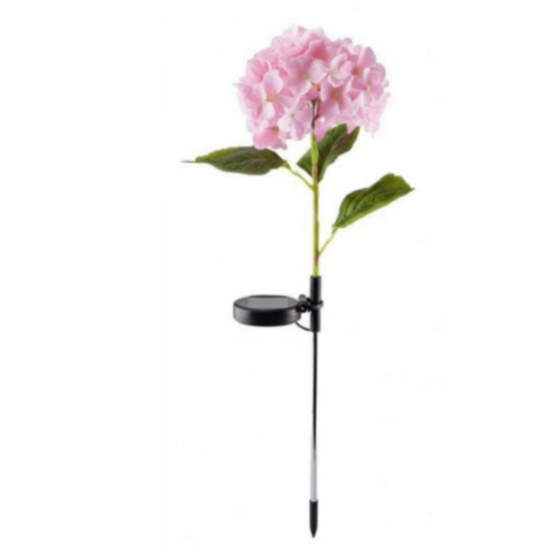Solar Garden Hydrangea Flower Light, Outdoor Waterproof, Decorative Lawn Stake, Energy Efficient