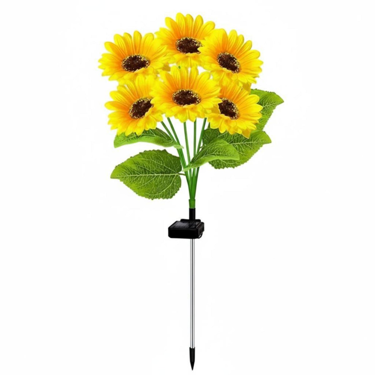 Solar Sunflower Garden Stake Light, Outdoor Waterproof Lawn Light, Decorative Flower for Yard, Balcony, Villa