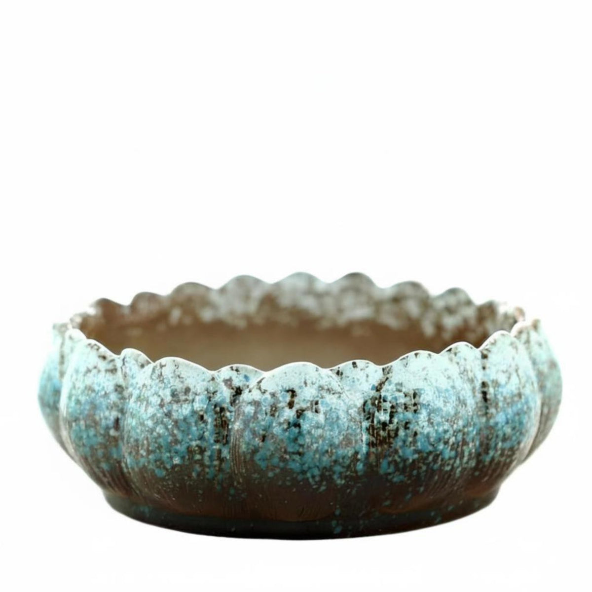 Lotus Flower Pot Large Diameter Planter With Drainage Hole Gardening Supply for Balcony