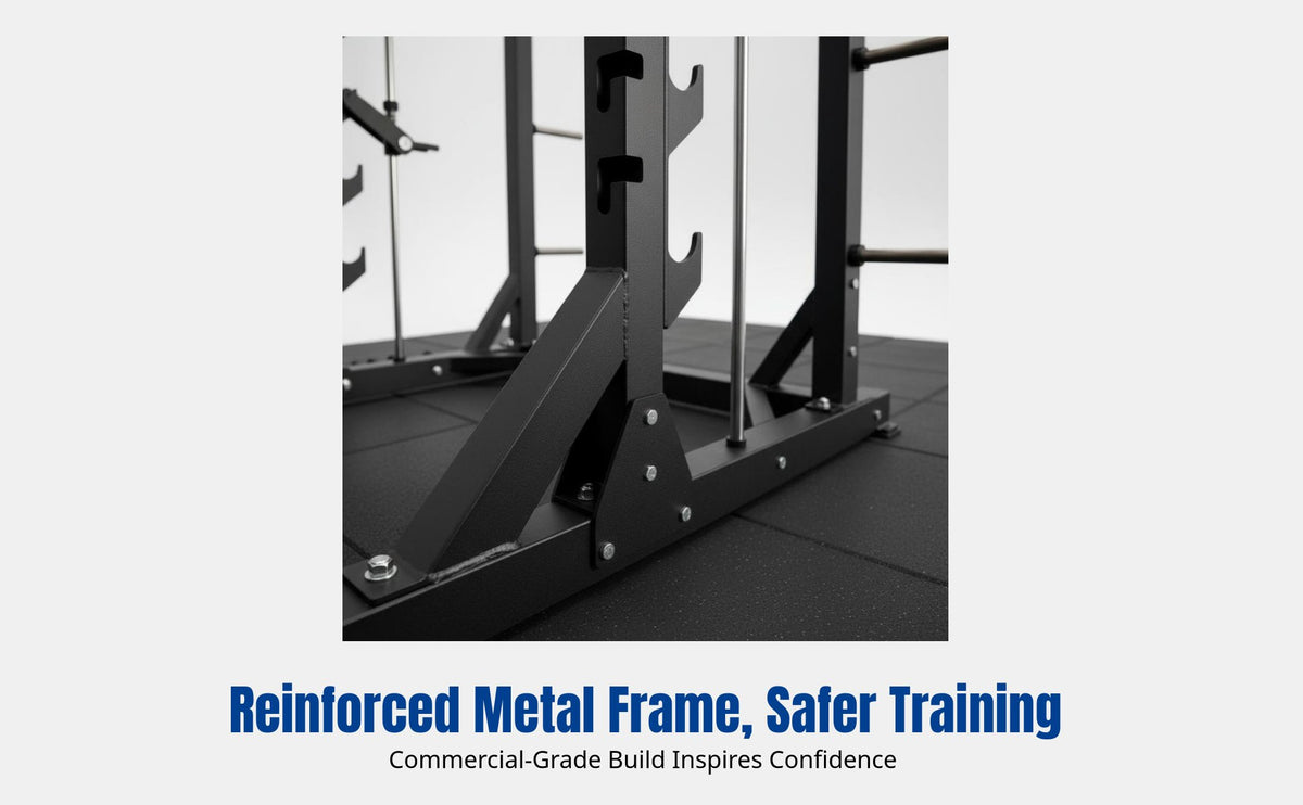 Fitness Machine Power Rack Multi-Function Leg Press Bench Press Adjustable Full Set