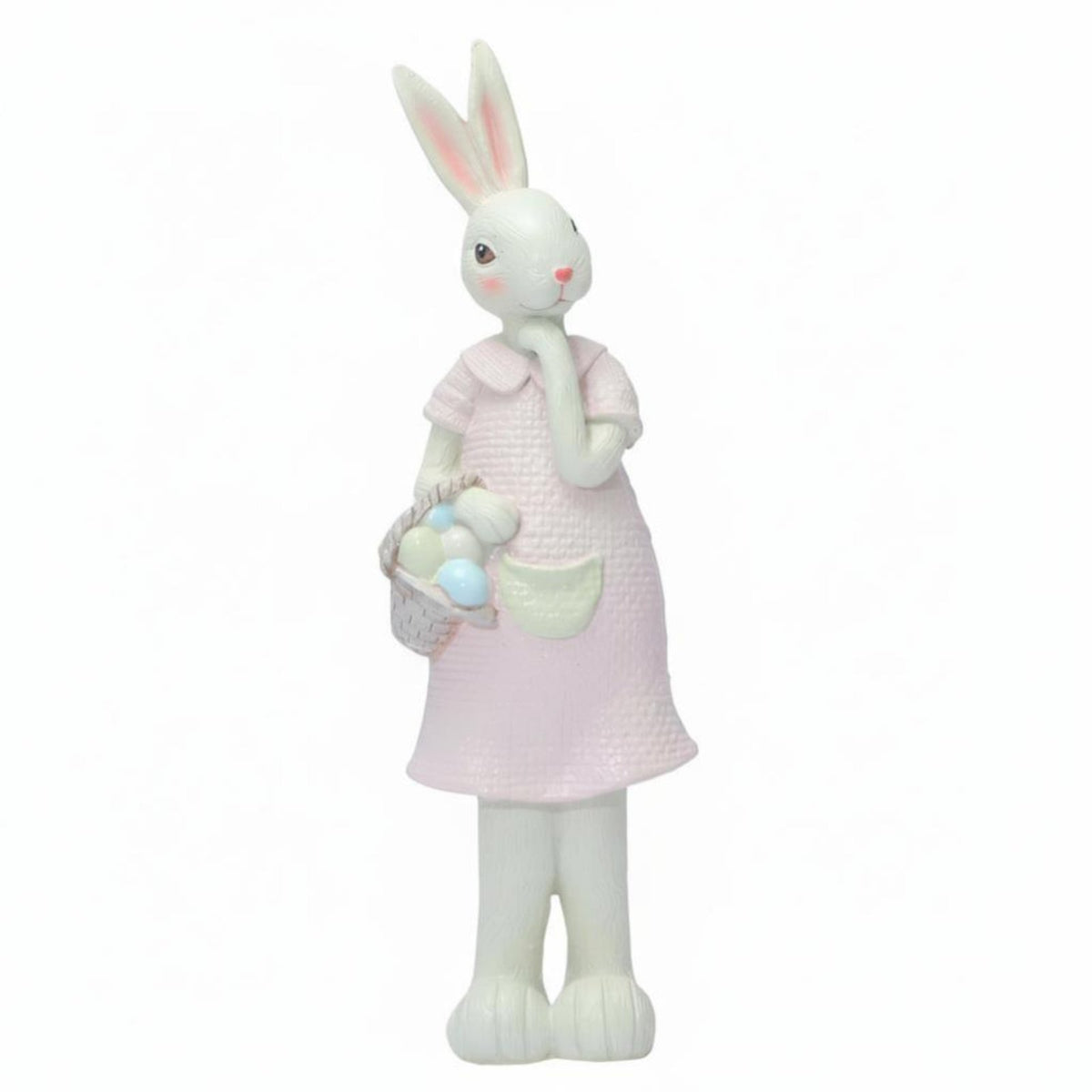 Cartoon Hare Resin Figurine, Easter Couple Statue, Home Decoration