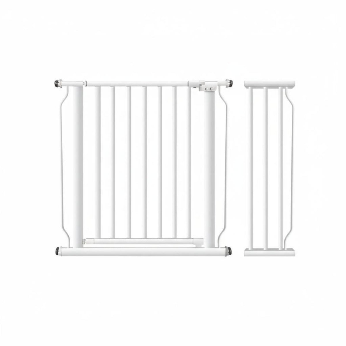 Toddler Gate, No-Drill Stairway Barrier, Indoor Pet Fence for Multiple Areas