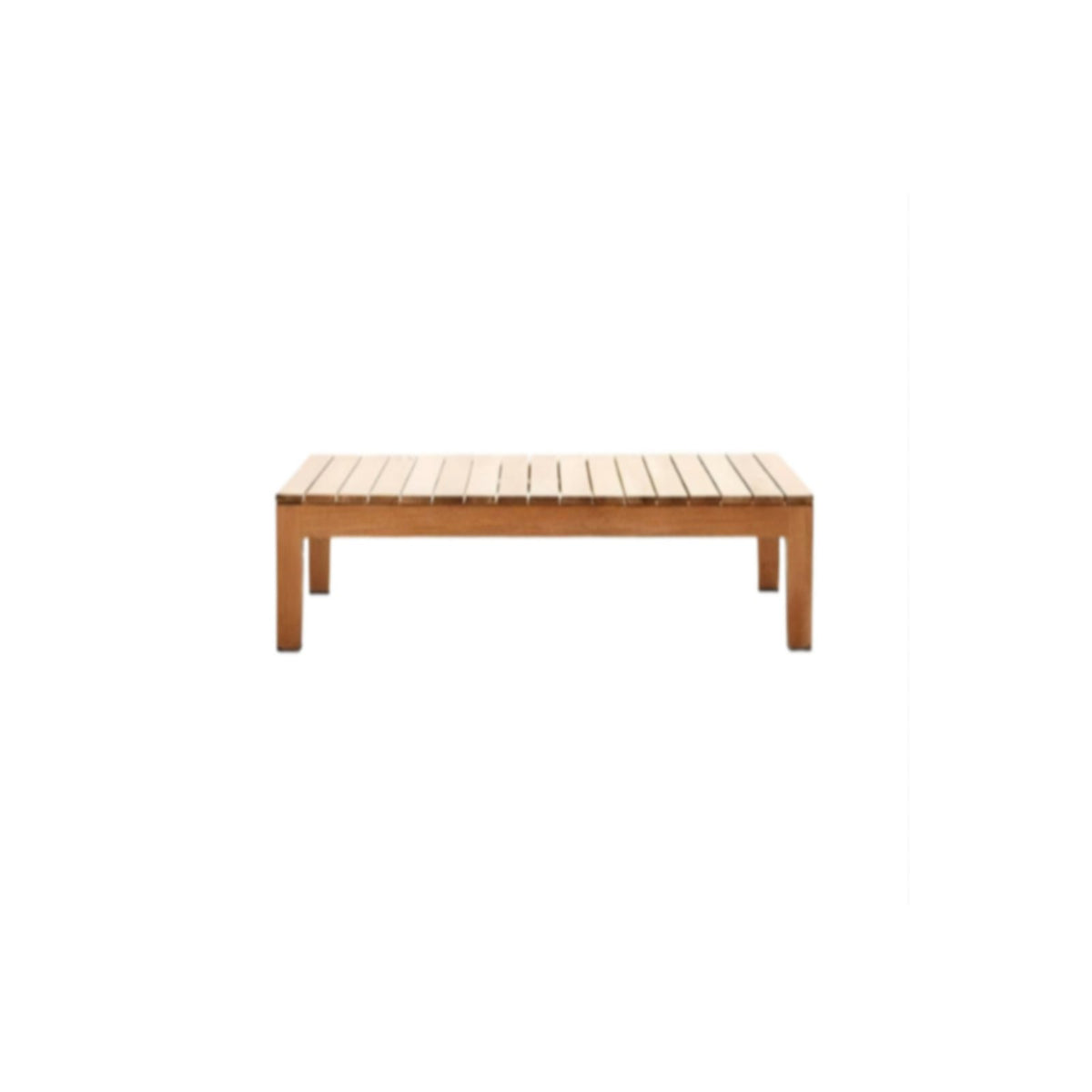 Outdoor Solid Wood Rattan Sofa, Modern Minimalist Lounge Chair, Patio Set