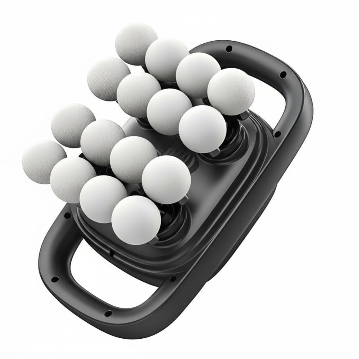Electric Muscle Massager, 16 Heads, Adjustable Power, LED Display, Deep Tissue Relief for Neck, Waist, Leg, Men & Women