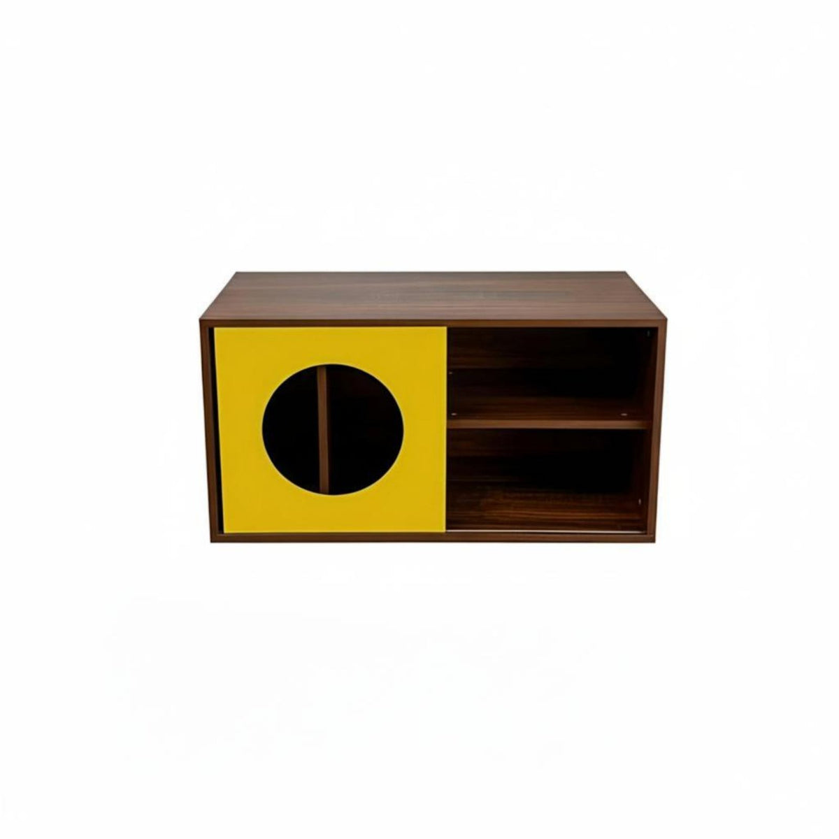 Mid-Century TV Stand, Vintage Adjustable Storage Cabinet, Small Space Organizer