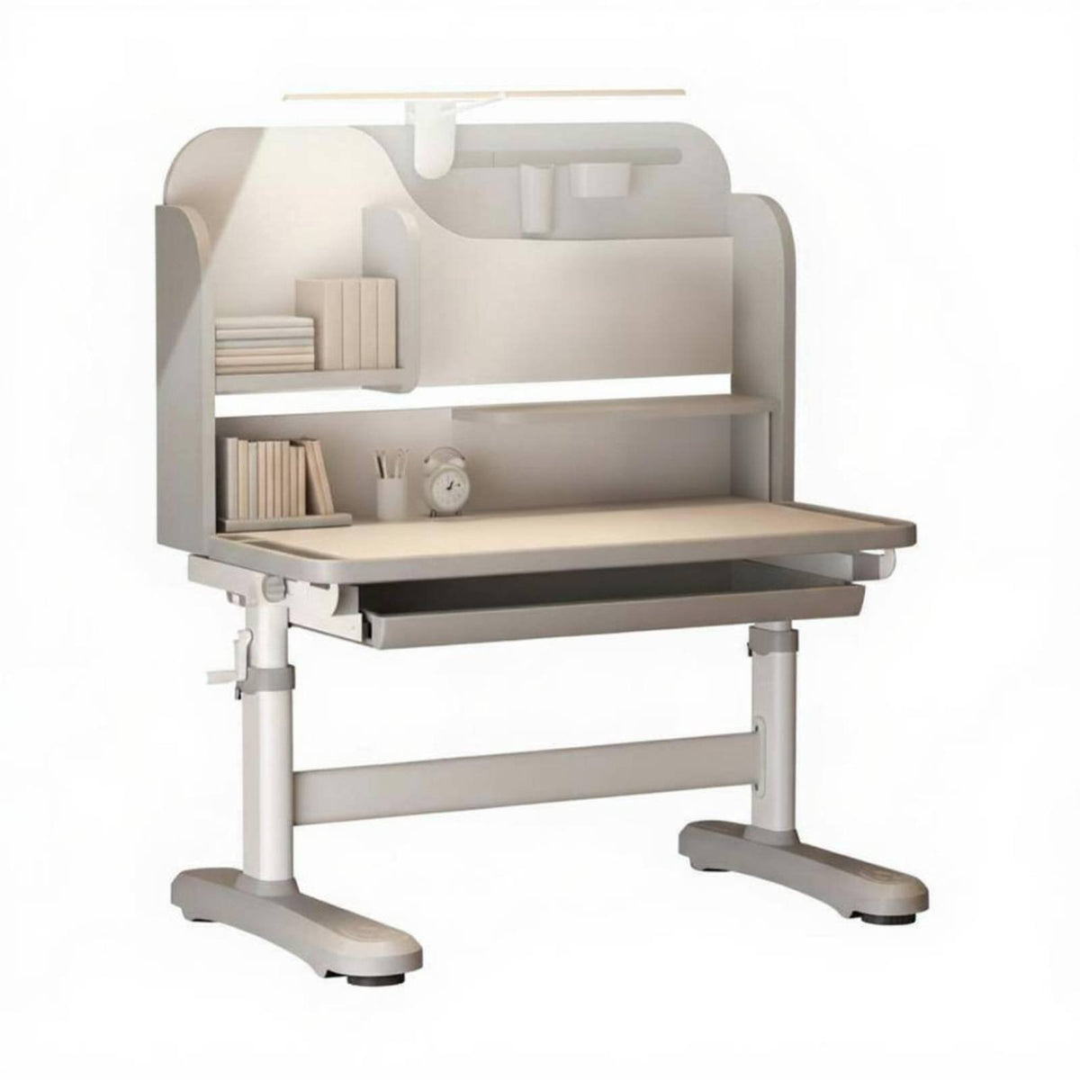 Children's Study Desk & Chair Set, Adjustable Height, Ergonomic Writing Table, Modern Simple Design