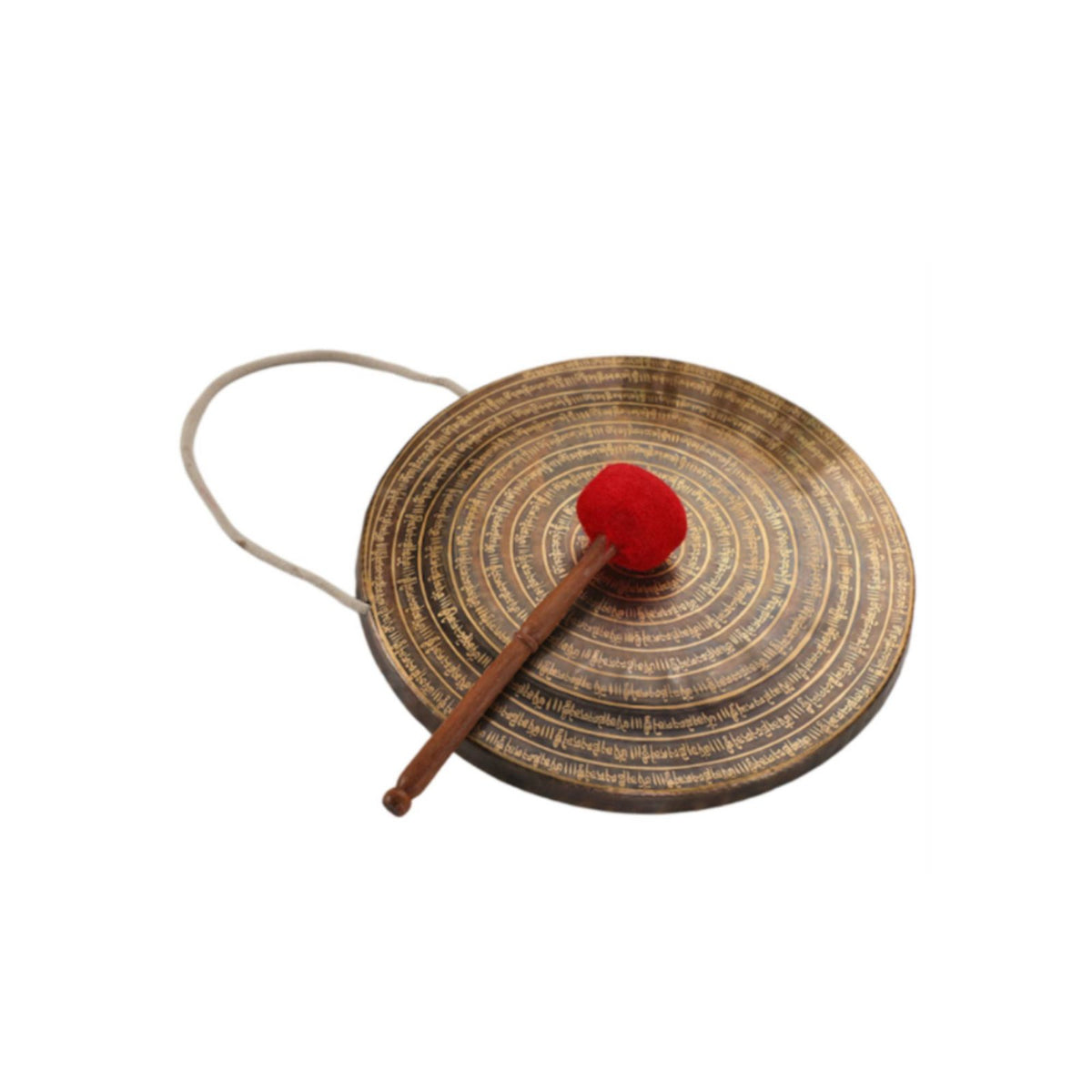 Handmade Brass Gong, Nepal Six Syllable Chant, Mindful Sound Bath, Meditation